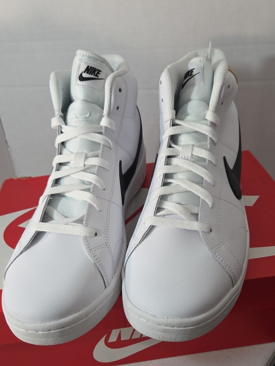 Nike Other - Nike Sz 13  Men’s White Sneakers with Black Swoosh NwB